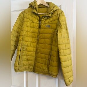 North Face Olive Quilted Jacket
